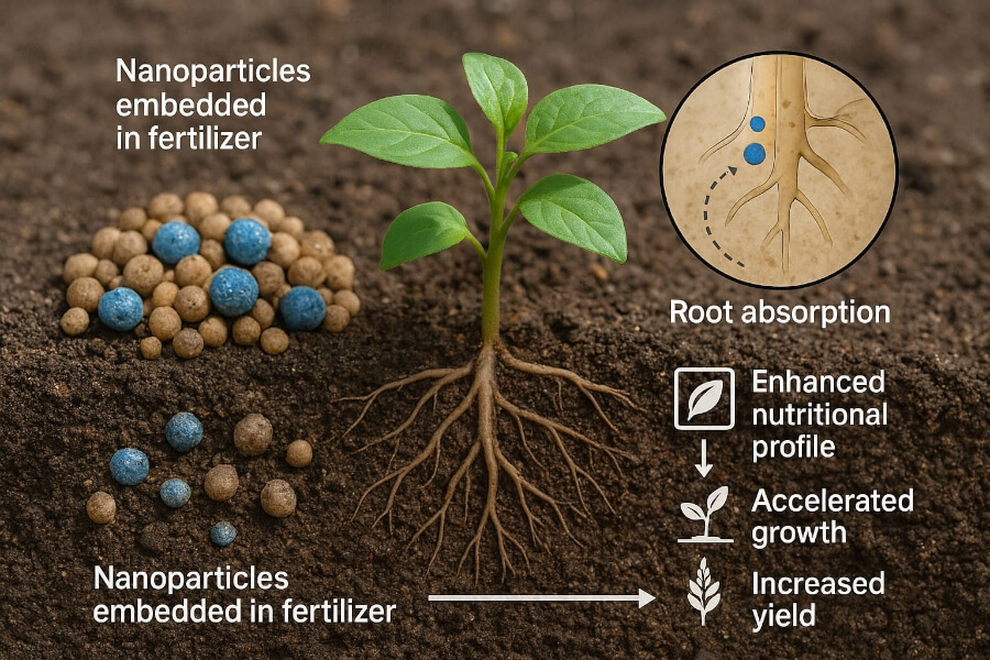 Nano approach to plant feed